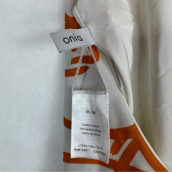 ONIA Fish One-Piece Swimsuit - Sz M - Picture 8 of 10